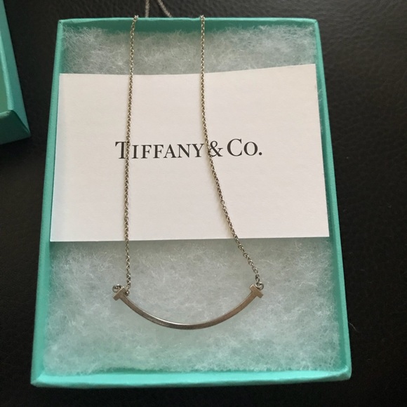 Tiffany T Smile Pendant Sterling Silver 